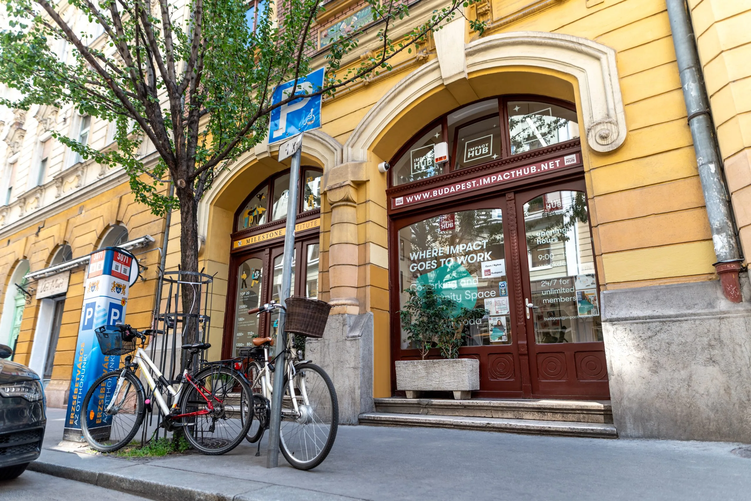 W17 rendezvényhelyszín épület utcaképe – VII. kerület, Wesselényi utca
